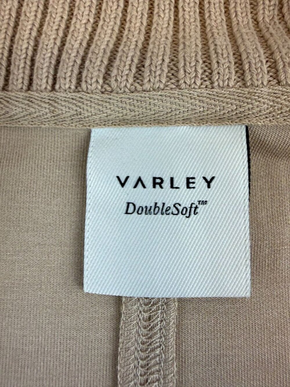 Varley Light Taupe Niamh Zip-Through Sweat Jacket VAR02239 XL- $178 - Picture 6 of 11